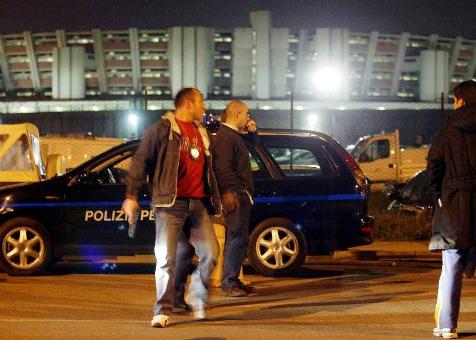 Operazione della polizia dopo un'evasione dal carcere di Sollicciano. Foto Fotocronache/Germogli